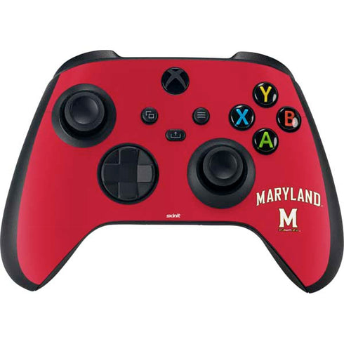 University of Maryland Collegiate Text Red Xbox Series X Skins
